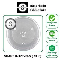 Đĩa lò vi sóng SHARP R-370VN-S 23 lít hàng chính hãng - khay thuỷ tinh lò vi sóng Sharp 23 lít