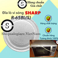 Đĩa lò vi sóng Sharp R-658L(S) hãng mới 100%