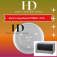 Đĩa lò vi sóng Sharp R-778K(S) - 27 lít chính hãng