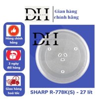 Đĩa lò vi sóng Sharp R-778K(S) - 27 lít chính hãng