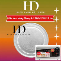 Đĩa lò vi sóng Sharp R-25D1(S)VN 22 lít chính hãng