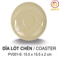 Đĩa lót bát melamine Superware Nâu đá