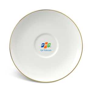 Dĩa lót chén 15 cm – Jasmine IFP – Chỉ Vàng