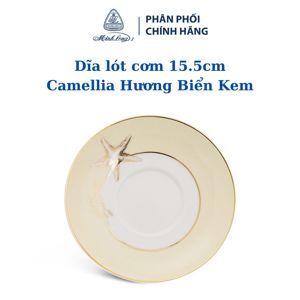 Dĩa lót chén 15.5 cm – Camellia – Hương Biển kem