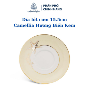 Dĩa lót chén 15.5 cm – Camellia – Hương Biển kem