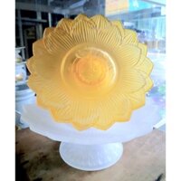 DĨA LƯU LY - ĐỒ THỜ CÚNG - DĨA TRÁI CÂY THỜ CÚNG