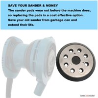 Đĩa Mài Đánh Bóng 5 Inch 125MM 8 Lỗ 3 Bu Lông Chuyên Dụng Cho Máy Mài Makita Orbital Sander/ DEWALT