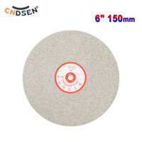 Đĩa mài kim cương 6 "150mm 12.7mm Đĩa mài đơn / hai mặt Grit 60-3000 Bánh xe mài mòn Tấm lót phẳng cho trang sức đá quý Kính đá gốm sứ