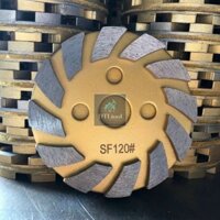 Đĩa mài phẳng bê tông #120 SF - Loại có dính. Đá mài thô tạo nhám bể mặt bê tông. Lắp máy mài cầm tay