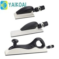 Đĩa mài tay vuông GLENES, Tấm chà nhám 125 / 200 / 400mm Khối chà nhám tay, Máy chà nhám cầm tay Vòng móc mài Bộ sưu tập bụi chân không bằng nhựa Tấm đánh bóng Đánh bóng gỗ