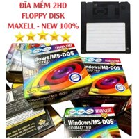 Đĩa Mềm Maxell 2HD 1.4Mb MS-DOS floppy disk - Hàng Mới 100%