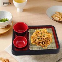 Đĩa mì lạnh JISUAN có thảm tre Đồ dùng nhà bếp tại nhà