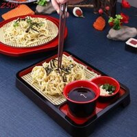 Đĩa mì lạnh ZSDN có thảm tre Tiệc bền