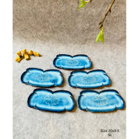 Đĩa mộc cánh hoa hộp 5 chiếc