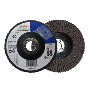 Đĩa nhám xếp Alox P60 Ø125mm Bosch 2608601689