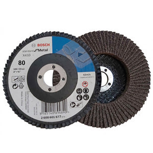 Đĩa nhám xếp Alox P80 Ø100mm Bosch 2608601677