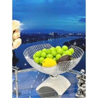 Đĩa nhựa đựng hoa quả, bánh kẹo, mứt với kiểu dáng sang trọng hợp dùng để đựng hoa quả, bánh kẹo  (MTS90)