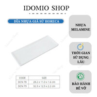 Đĩa Nhựa Hình Chử Nhật Lớn -DCN78