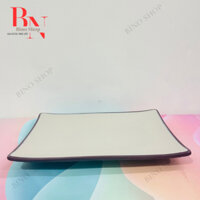 Dĩa Nhựa Melamine Nhám Hai Lớp Cao Cấp