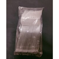 Dĩa Nhựa Trong Dùng 1 Lần Ăn Bánh Kem - Thùng 100 Gói