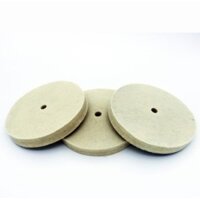 Đĩa nỉ đánh bóng hơp kim, kim loại, đánh bóng đá quý mài cabotron, thủy tinh, ngọc kích thước 150mm & 200mm