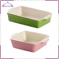 Đĩa nướng bằng gốm sứ, Đĩa nướng chảo, Chảo Lasagna lớn, An toàn cho lò nướng sâu