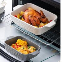 Đĩa nướng bánh, Nồi đa năng, Đĩa nướng sứ sâu tiện lợi cho lò nướng Đĩa nướng để sử dụng hàng ngày