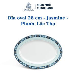 Dĩa oval 28cm Jasmine Phước Lộc Thọ