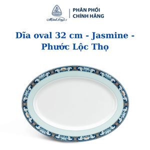 Dĩa oval 32cm Jasmine Phước Lộc Thọ