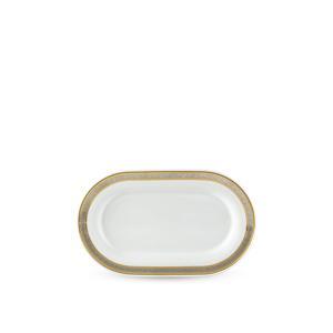 Dĩa oval 34 cm – Sago – Hoa Hồng