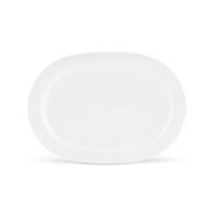 Đĩa Oval cỡ vừa (MD) dài 35,6cm sứ trắng | Arctic White 4000L - 91544