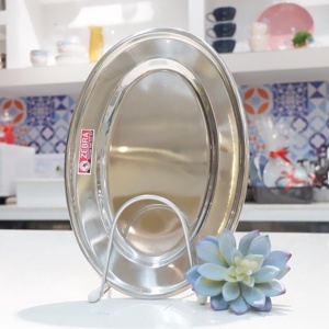 Dĩa oval inox 16 121041