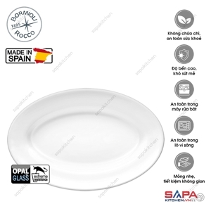 Đĩa ovan thủy tinh Toledo - 22 cm