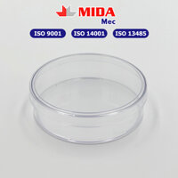 Đĩa Petri 10025 MIDAMEC đã tiệt trùng (16 cái/bao), đạt chuẩn FDA