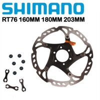 ĐĨA PHANH MTB Shimano SLX SM RT76 Xe Đạp Leo Núi 6 ốc 160mm 180mm  203mm
