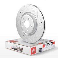 Đĩa phanh Philodo đục lỗ và lót DDF2522DSL/R phù hợp cho 13 đĩa sau Mercedes-Benz S-Class S320 S350 Đĩa phanh