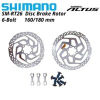 Đĩa Phanh SHIMANO ALTUS M2000 SM RT26 6 Ốc Đường Kính 160/180Mm Dành Cho Phanh Đĩa MTB