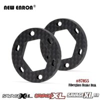 Đĩa phanh sợi thủy tinh kép 2Pc 87055 Sợi Carbon 19x35x3mm Sử dụng với 86322 CUP JOINT cho RC Car HPI Part 1 / 8 Savage X XL 4.6 5.9