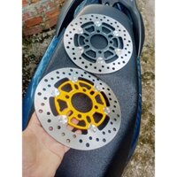 Đĩa phanh xe máy sirius,exciter 135 size 220mm lòng nhôm khen inox 304.