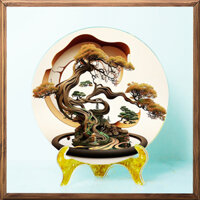 Đĩa Phong Thủy Cây Tùng Vĩnh Cửu - Biểu Tượng Của Sự Bền Vững và Thịnh Vượng