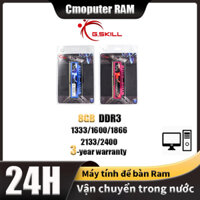 (địa phương)G.SKILL 8GB Desktop RAM DDR3 1333 1600 1866 2133 2400MHZ DDR3 Memory for PC Gaming RAM