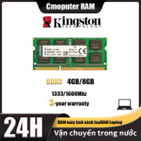 (địa phương)Laptop Ram DDR3 DDR3L Kingston 4GB 8GB Notebook Memory RAM SODIMM 1600MHz 204Pin 1.35V 1.5V