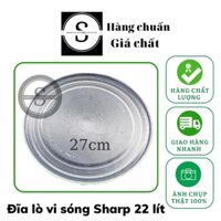 Đĩa quay lò vi sóng Sharp 22l (size 27cm trơn)