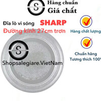 Đĩa quay lò vi sóng Sharp 22l (size 27cm trơn)