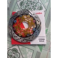 Đĩa rembo 220mm gắn nhìu dòng xe đi đĩa zin như si. wave. ex..