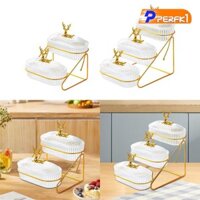 Đĩa Salad trái cây sấy khô Món khai vị Khay đựng đồ trang trí