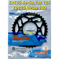 Dĩa sau 39 răng exciter 135,yaz 125,yb 125,sirius x.cơ,jupiter mx,exciter 2011-2012-2013,exciter 2010-2007-2009