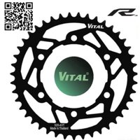 Dĩa Sau  43T 44T 45T Chuẩn 520 Yamaha R3, R25, MT03, Ninja300, Z300 THƯƠNG HIỆU  VITAL MADE IN THAILAND