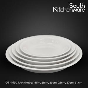 Dĩa sâu lòng 27 cm – Daisy – Trắng