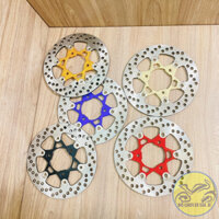 Đĩa sau Raider/Satria đĩa 220mm nút inox 304 siêu sáng.